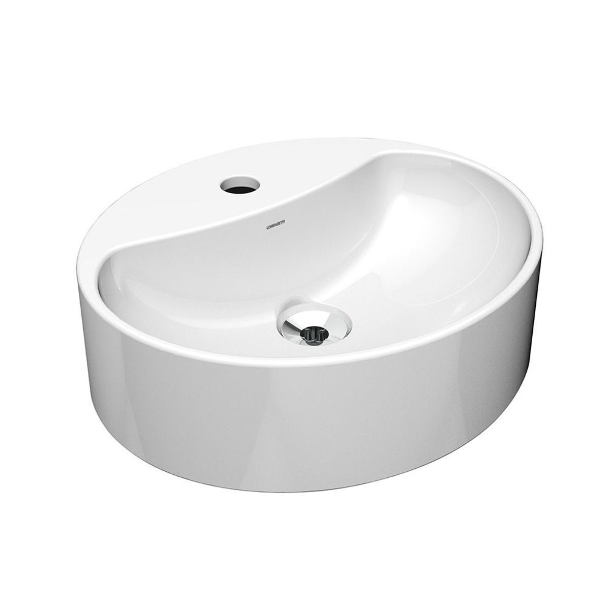 Cuba de Apoio com Mesa Oval 40,5x35,5cm Branca Lorenzetti, marca Lorenzetti - Foto Principal