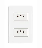 Conjunto Tomada 4X2 10A Moduluz Branco
