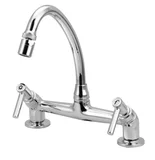 Misturador de Pia para Parede Bica Móvel 1/4" 1/2" Cromado