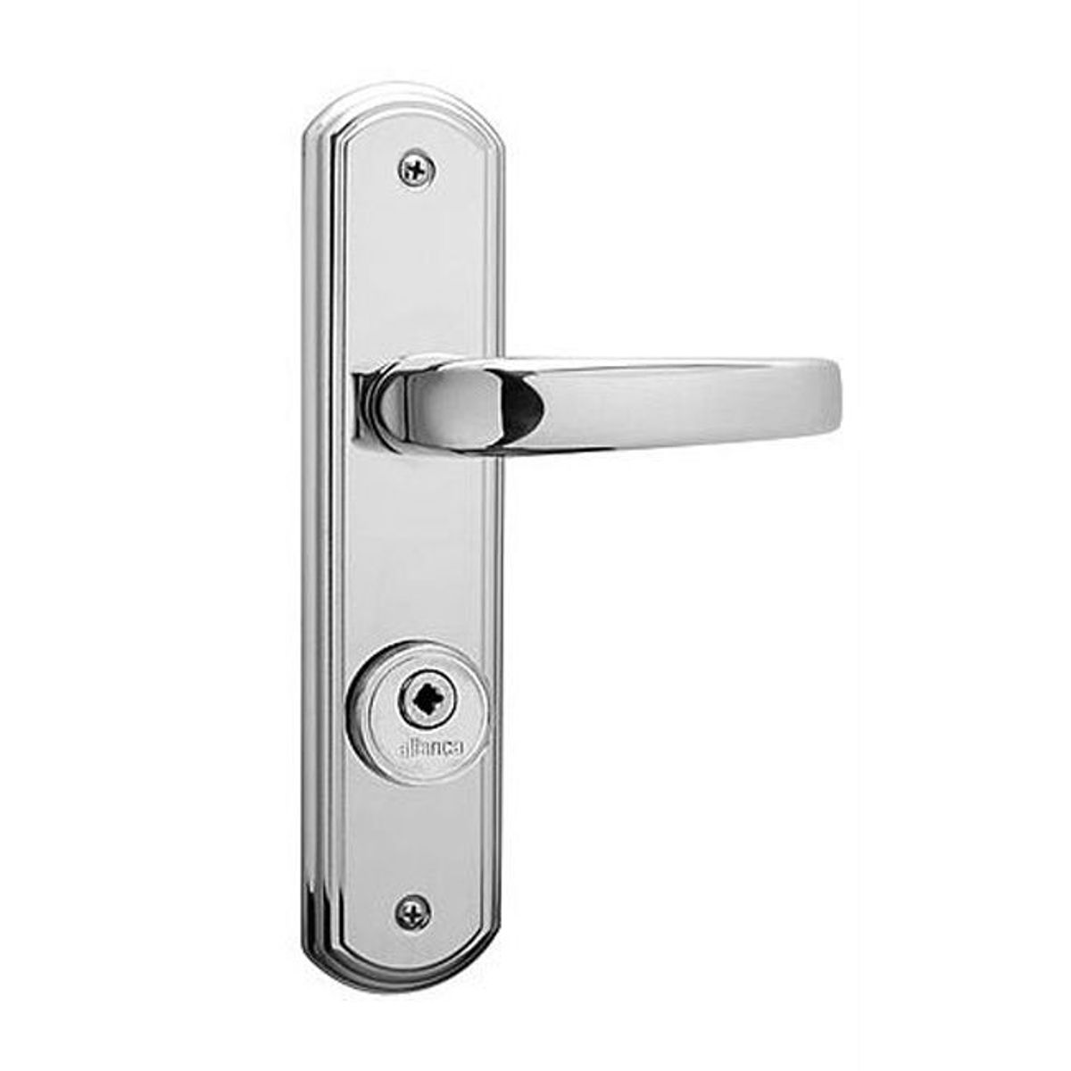 Fechadura Tetra Fort Quadra 5560A Z Cromado, marca Aliança - Foto Principal