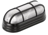 Arandela Tartaruga Kansas com Grade 20W, Preto