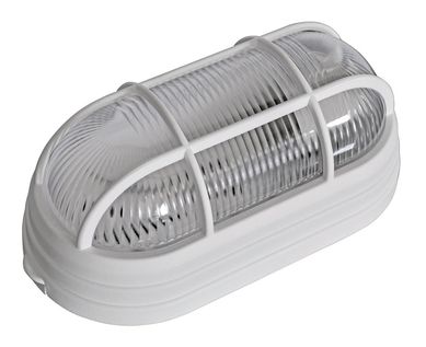 Arandela Tartaruga Kansas com Grade 20W, Branco