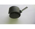 Rodízio 50mm 45Kg Pino 9,2mm 1 Peça Preto