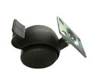 Rodízio Chapa 01 Peça 45Kg 50mm Preto