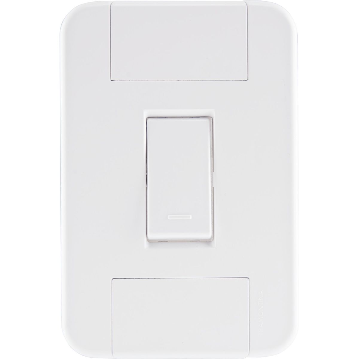 Conjunto Interruptor Simples 4X2 10A Tablet Branco, marca Tramontina - Foto Principal