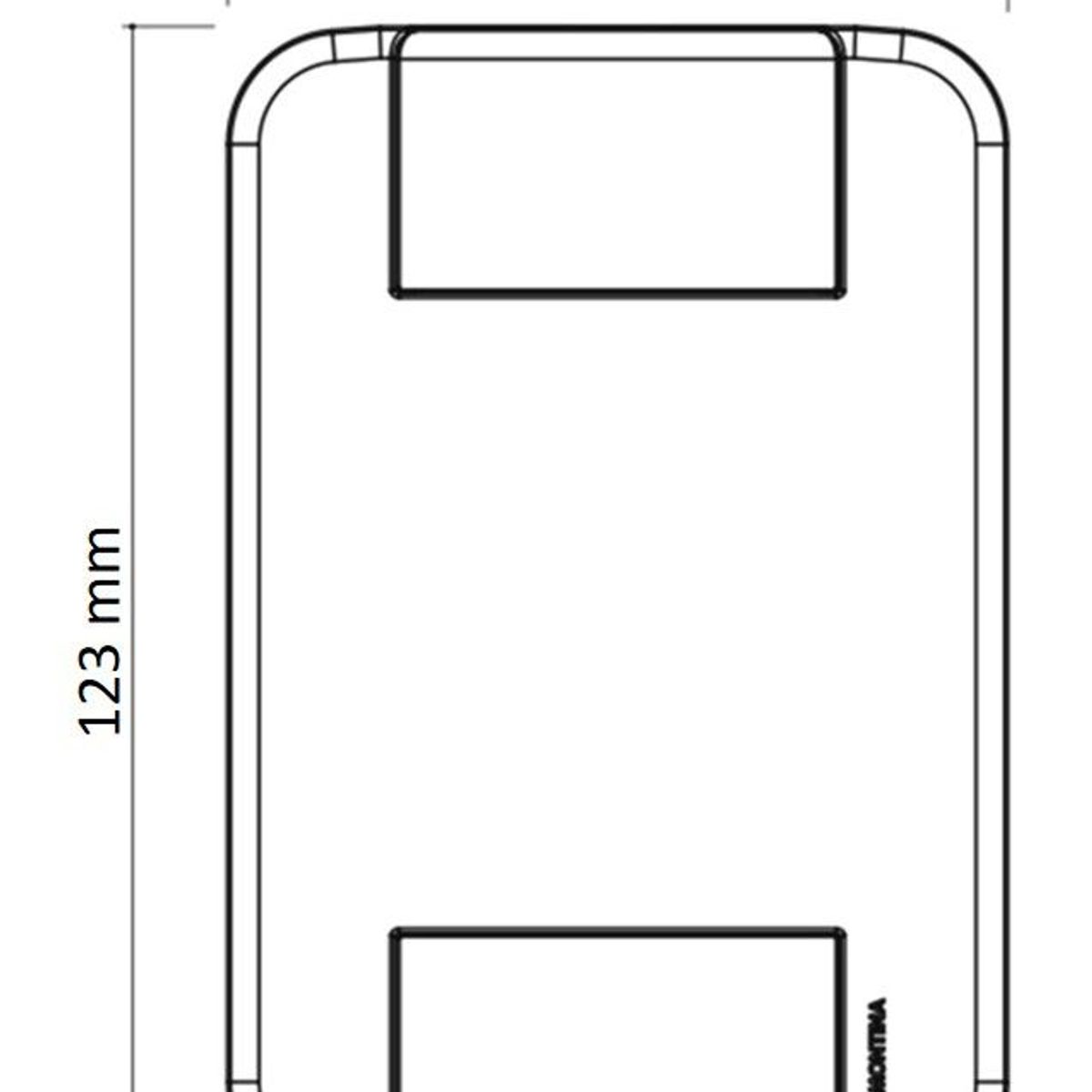 Conjunto Interruptor Simples 4X2 10A Tablet Branco, marca Tramontina - Foto 2