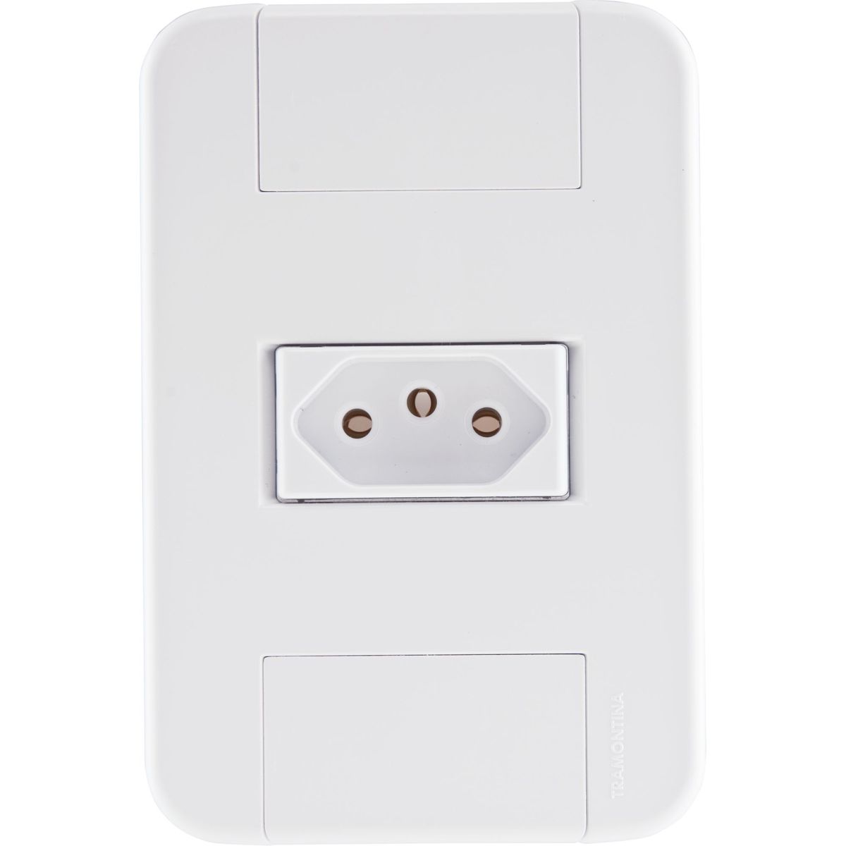 Conjunto Tomada 4X2 20A Tablet Branco, marca Tramontina - Foto Principal