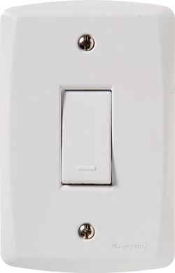 Conjunto Interruptor Simples 4X2 10A Lux2 Branco