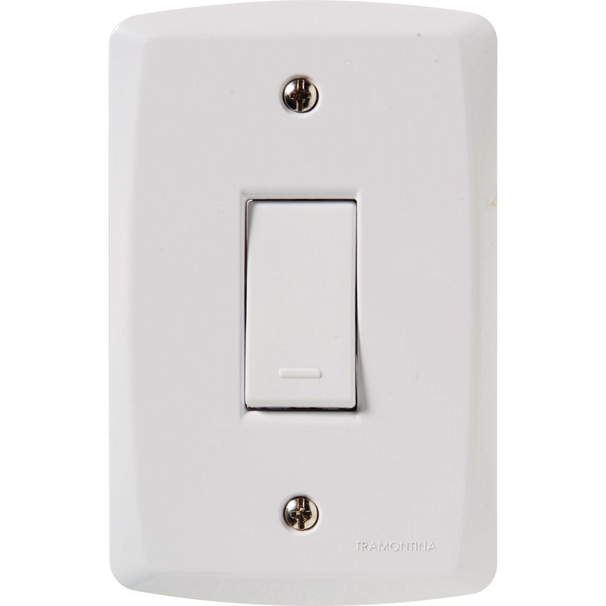 Conjunto Interruptor Simples 4X2 10A Lux2 Branco, marca Tramontina - Foto Principal