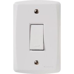 Conjunto Interruptor Simples 4X2 10A Lux2 Branco