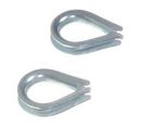 Anilha para Cabo Aço C 5/16" Enc 2 Peças Zincado