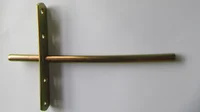 Suporte para Prateleira Invisível T 150mm Dourado