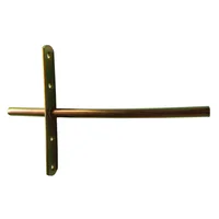 Suporte para Prateleira Invisível T 150mm Dourado