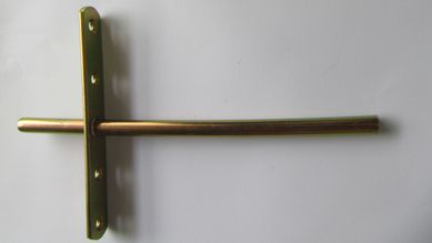 Suporte para Prateleira Invisvel T 250mm Dourado