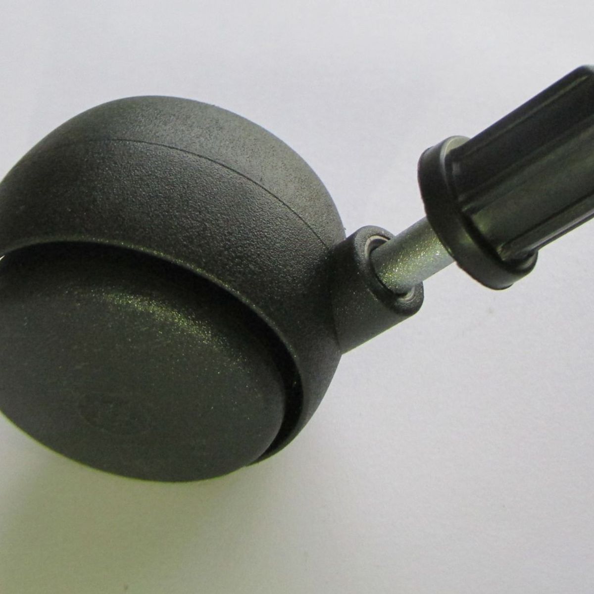 Rodízio Bucha 1 Peça 10Kg 30mm Preto, marca Foxmix - Foto Principal