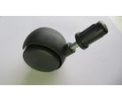 Rodízio Bucha 1 Peça 10Kg 30mm Preto