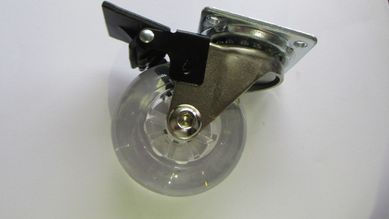 Rodzio em Silicone com Trava 35mm 01 Pea Transparente