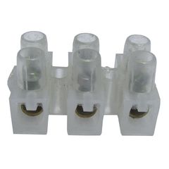Conector Barra 3 Polos Para Cabo/Fio 4Mm2