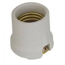 Receptculo E27 01 Pea Cinza