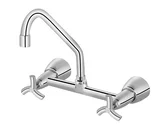 Torneira Misturador de Parede para Cozinha Docolprimor Bica Alta 1/2" a 3/4" Cromado