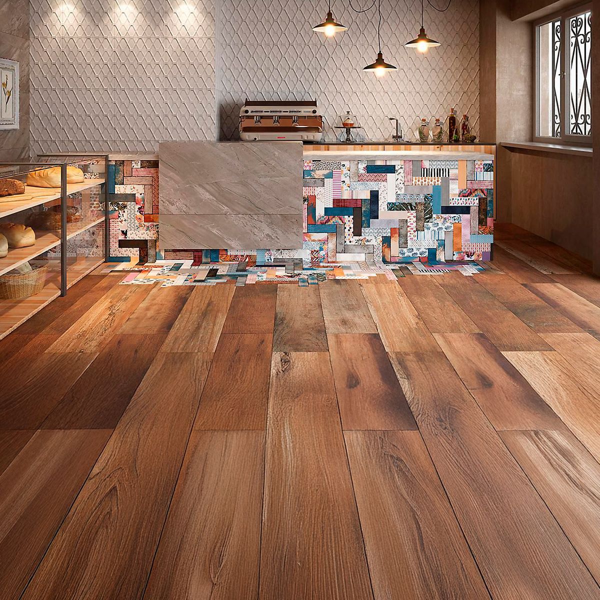 Porcelanato Chalé Acetinado REF-8112 28,8x119cm Caixa 1,03m² Retificado Marrom Madeirado Ceusa, marca Ceusa - Foto Principal