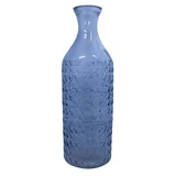 Garrafa de Vidro Decorativa 30cm Azul Celeste Craw Decor