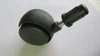 Rodízio Bucha 1 Peça 30Kg 42mm Preto