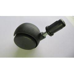 Rodízio Bucha 1 Peça 30Kg 42mm Preto