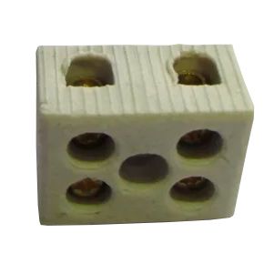 Conector Porcelana Bipolar Para Cabo/Fio 10Mm2
