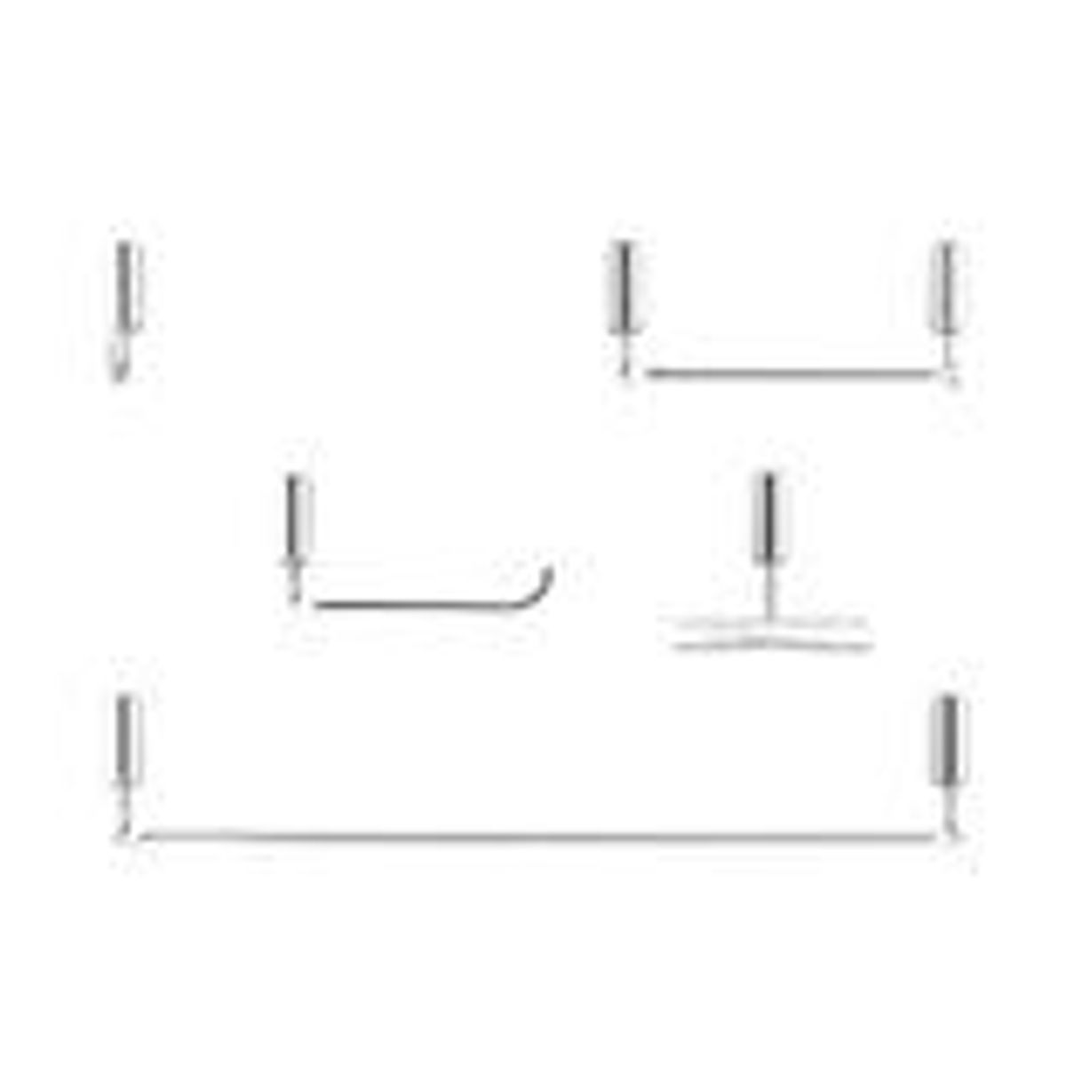 Kit para Banheiros com Acessórios Idea 5 Peças Metal, marca Docol - Foto Principal