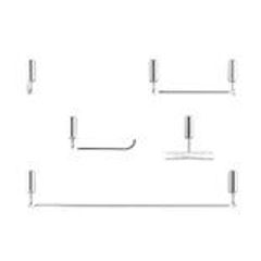 Kit para Banheiros com Acessórios Idea 5 Peças Metal