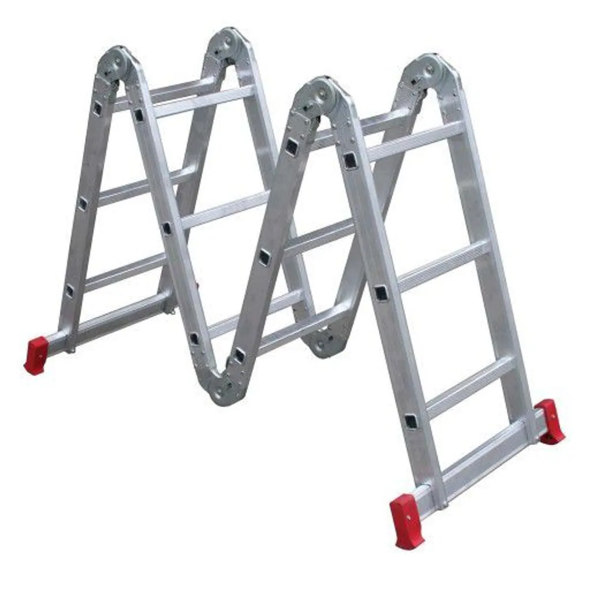 Escada Articulada 4X3 Suprema Pro 12 Degraus Alumínio, marca Suprema Pro - Foto 2