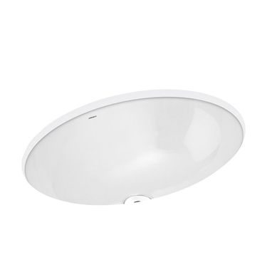 Cuba de Embutir Oval 49,5x37cm Branco