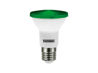 Lmpada LED PAR20 IP65 6W Luz Verde Bivolt Taschibra