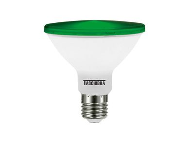 Lmpada LED PAR30 IP65 11W Luz Verde Bivolt Taschibra