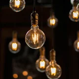Lâmpada Filamento de Carbono G80 40w 220v Amarelo