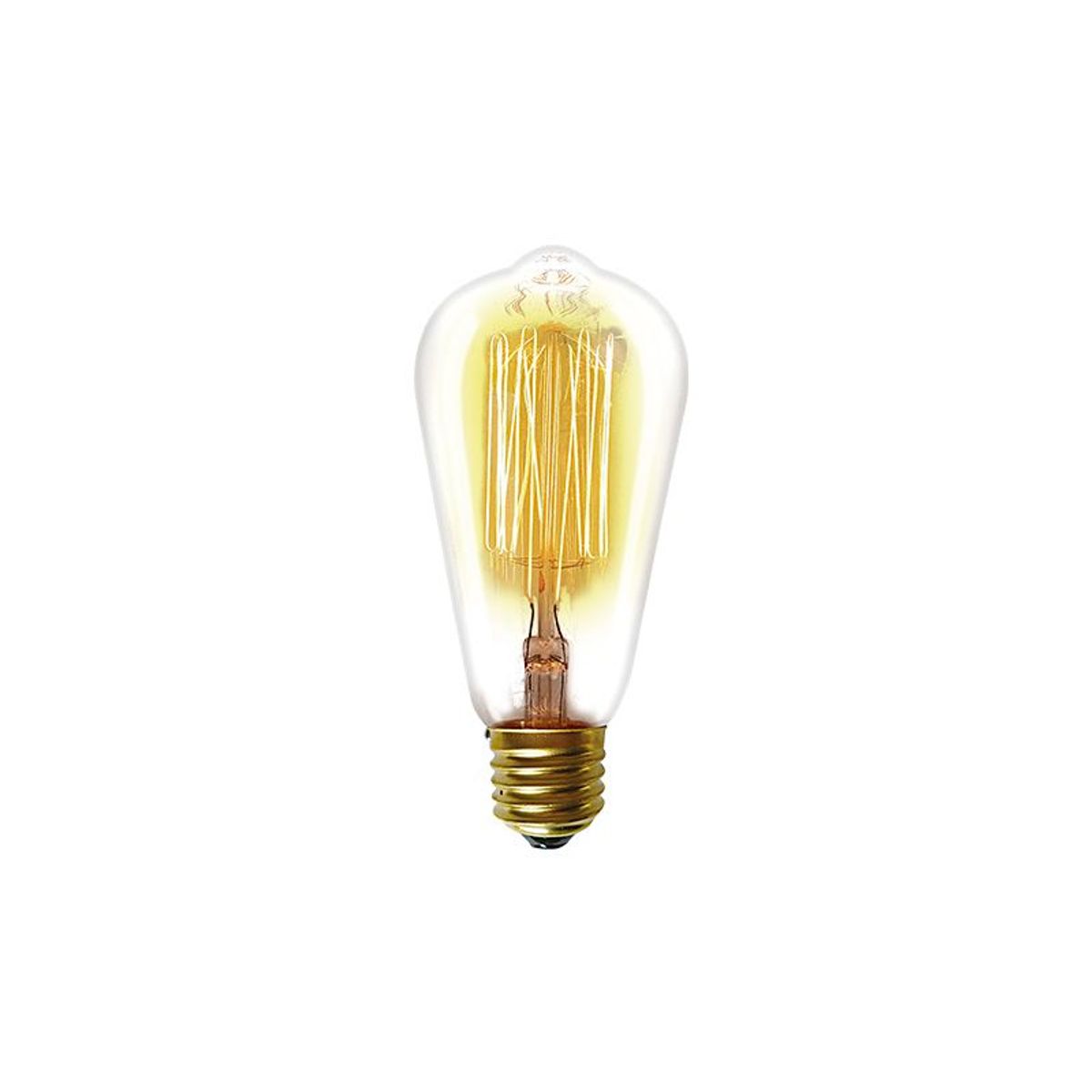 Lâmpada Filamento de Carbono ST64 40w 220v Amarelo Taschibra, marca Taschibra - Foto Principal