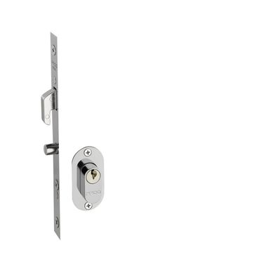 Fechadura Porta de Correr Bico de Papagaio 801 maquina 19mm Cromado Pado