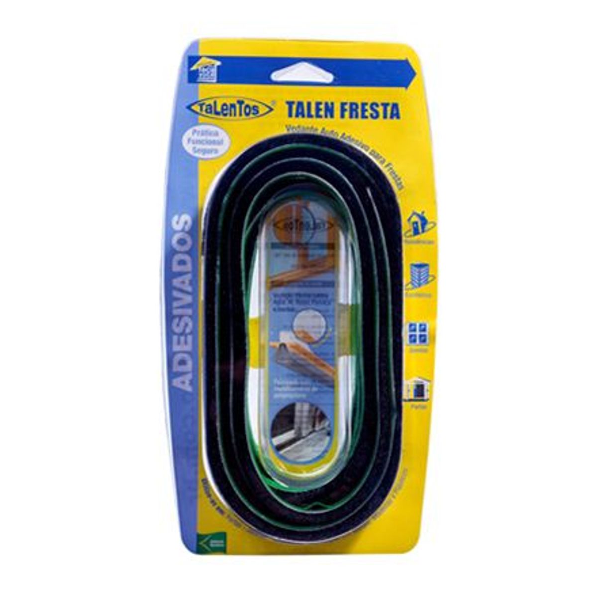 Veda Fresta Auto Adesivo Preto, marca Talentos - Foto Principal