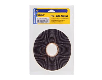 Fita Auto Adesiva de PVC Preto 