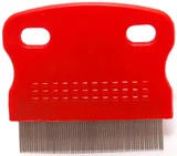Pente Tira Pulgas de Metal Dentes Curtos