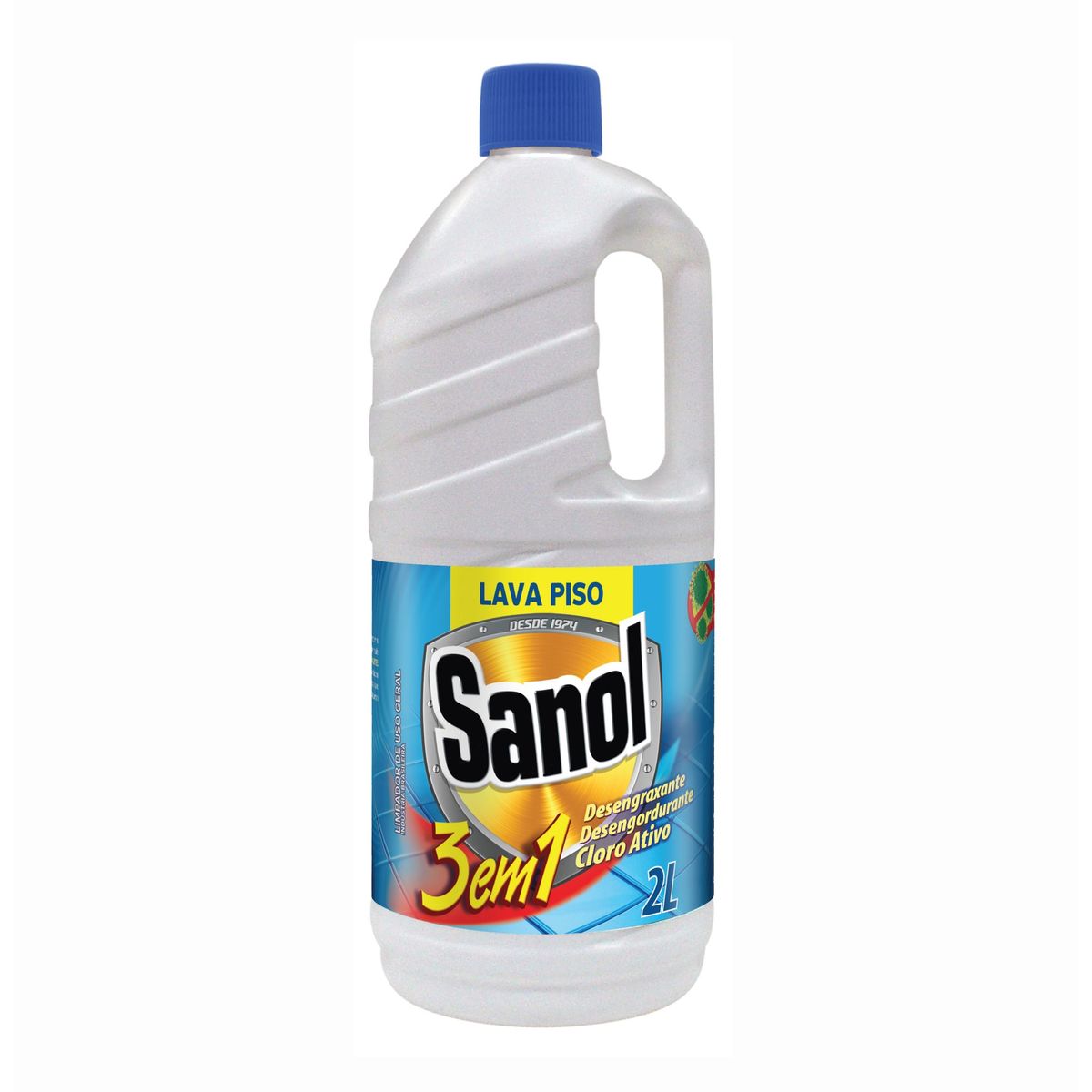 Lava Pisos Sanol 3 em 1 com 2L, marca Sanol - Foto Principal