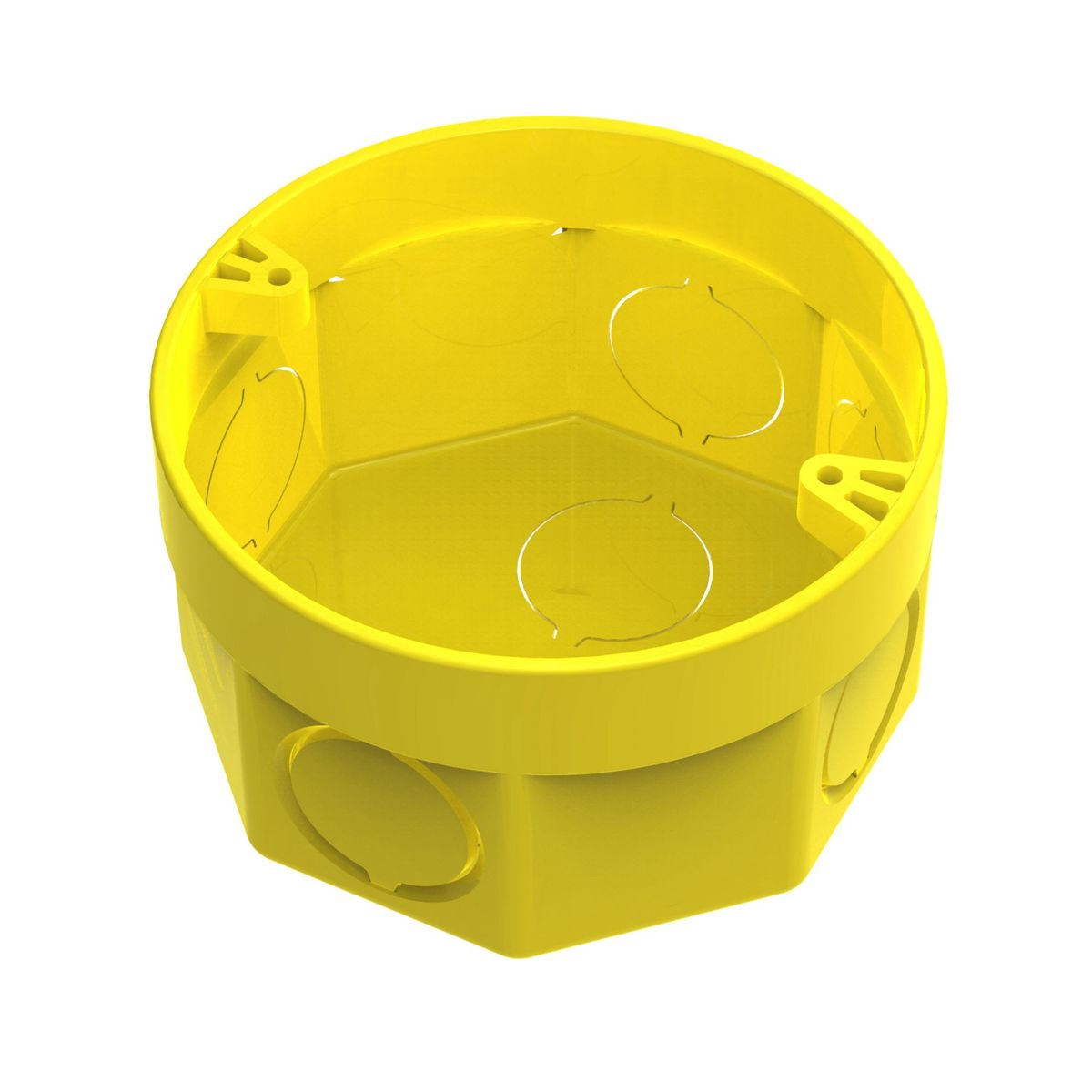 Caixa Octogonal 3x3 Amarelo Tigre, marca Tigre - Foto Principal