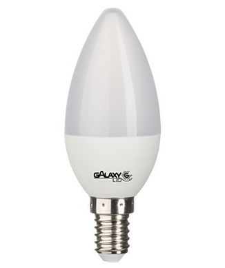 Lmpada LED Vela Lisa Leitosa 4w Bivolt Amarelo