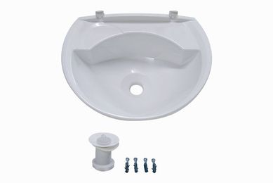 Lavatrio de Plstico 3,8L 15x36x28cm Branco