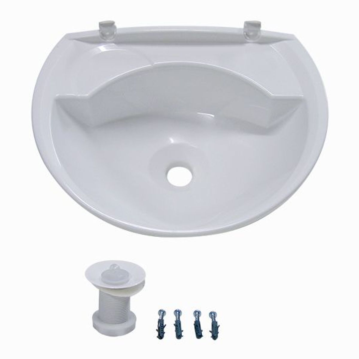 Lavatório de Plástico 3,8L 15x36x28cm Branco, marca Astra - Foto Principal