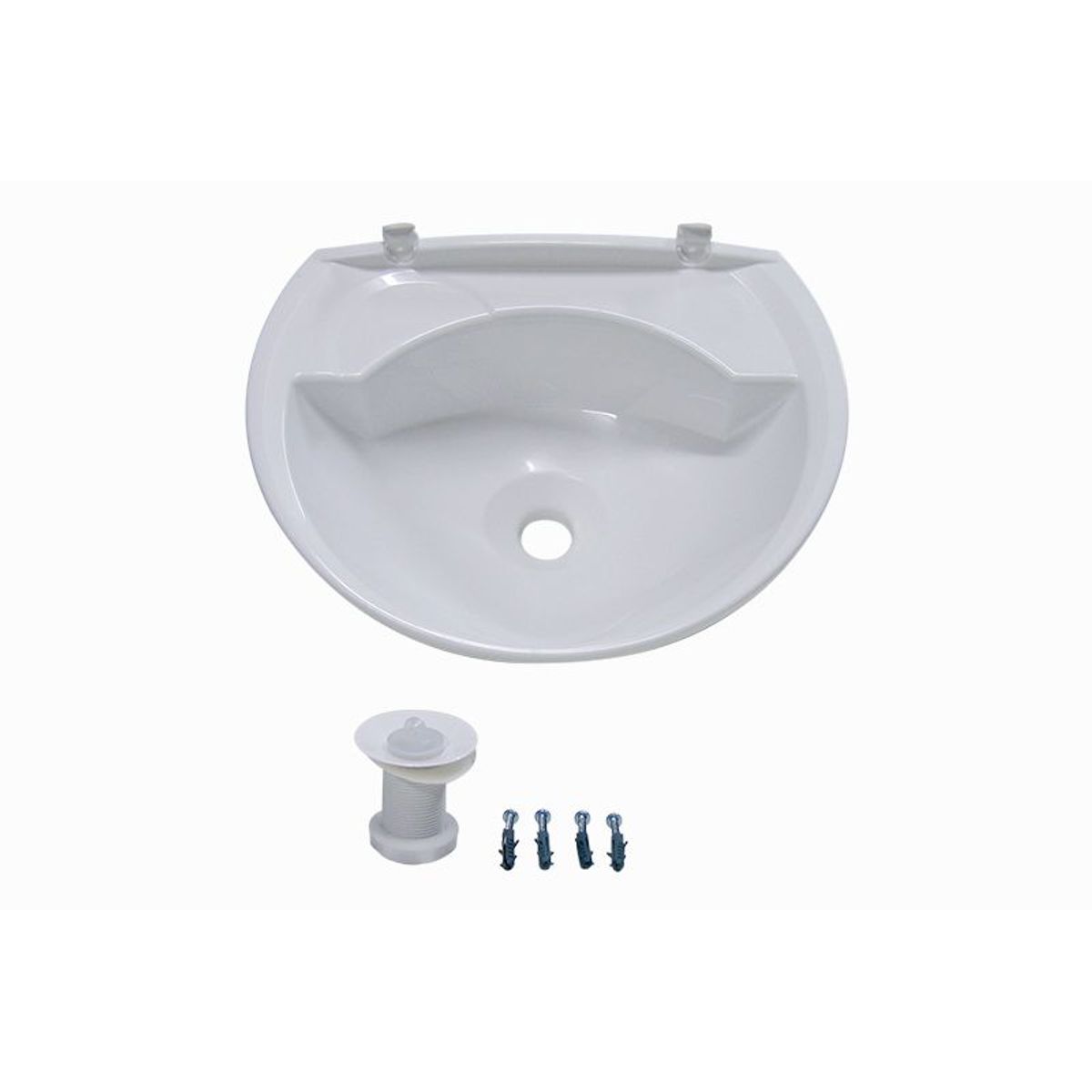 Lavatório de Plástico 3,8L 15x36x28cm Branco, marca Astra - Foto Principal