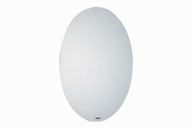 Espelheira Oval Girassol Prata