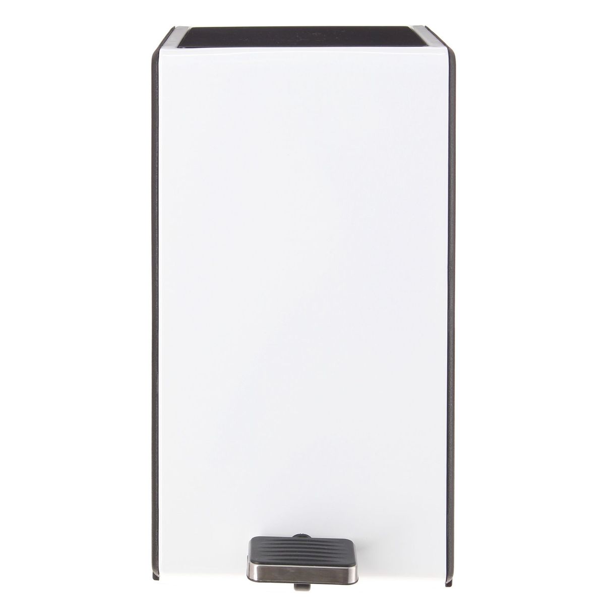 Lixeira Retangular 7L Branco, marca Just Home Collection - Foto Principal