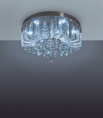 Plafon Greta Cristal LED 24w Bivolt Transparente